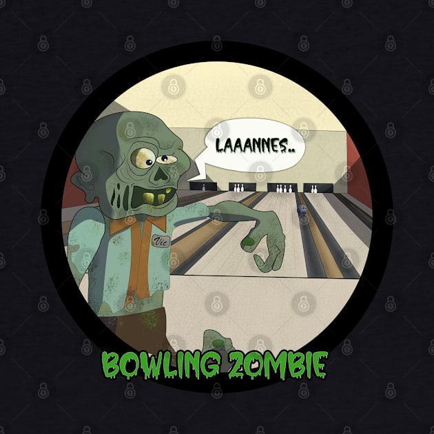 Bowling Zombie by Colleen Regin